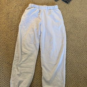 Light blue brandy Melville sweatpants